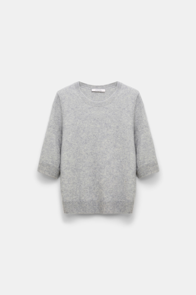 Dorothee Schumacher Fluffy Pullover mit 3/4 Arm grey melange