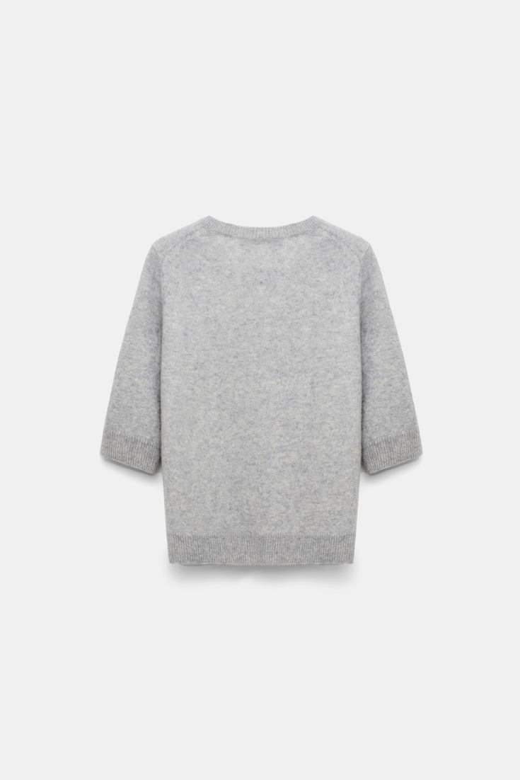 Dorothee Schumacher Fluffy Pullover mit 3/4 Arm grey melange