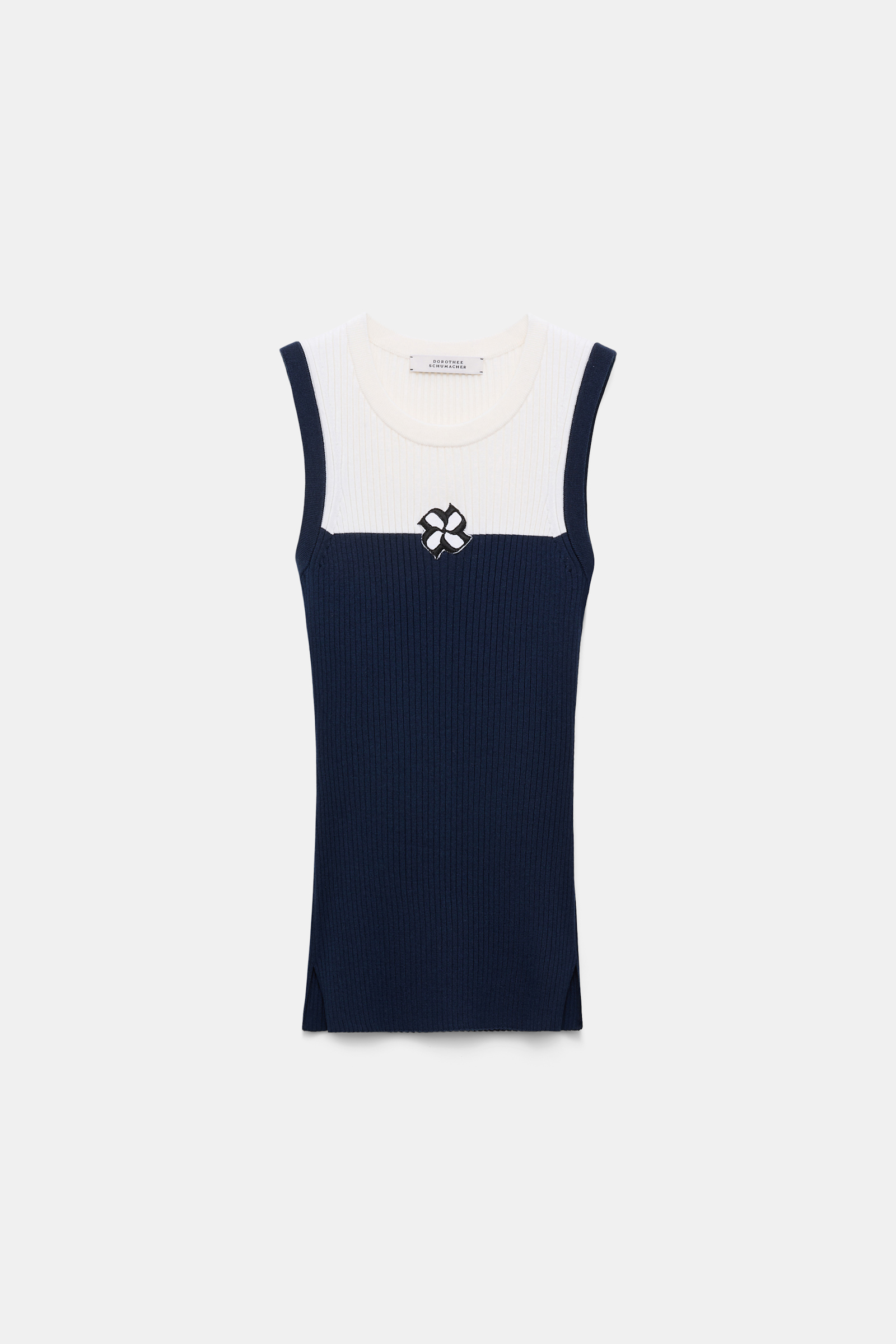 Dorothee Schumacher Top aus Wolle-Seide Mix midnight