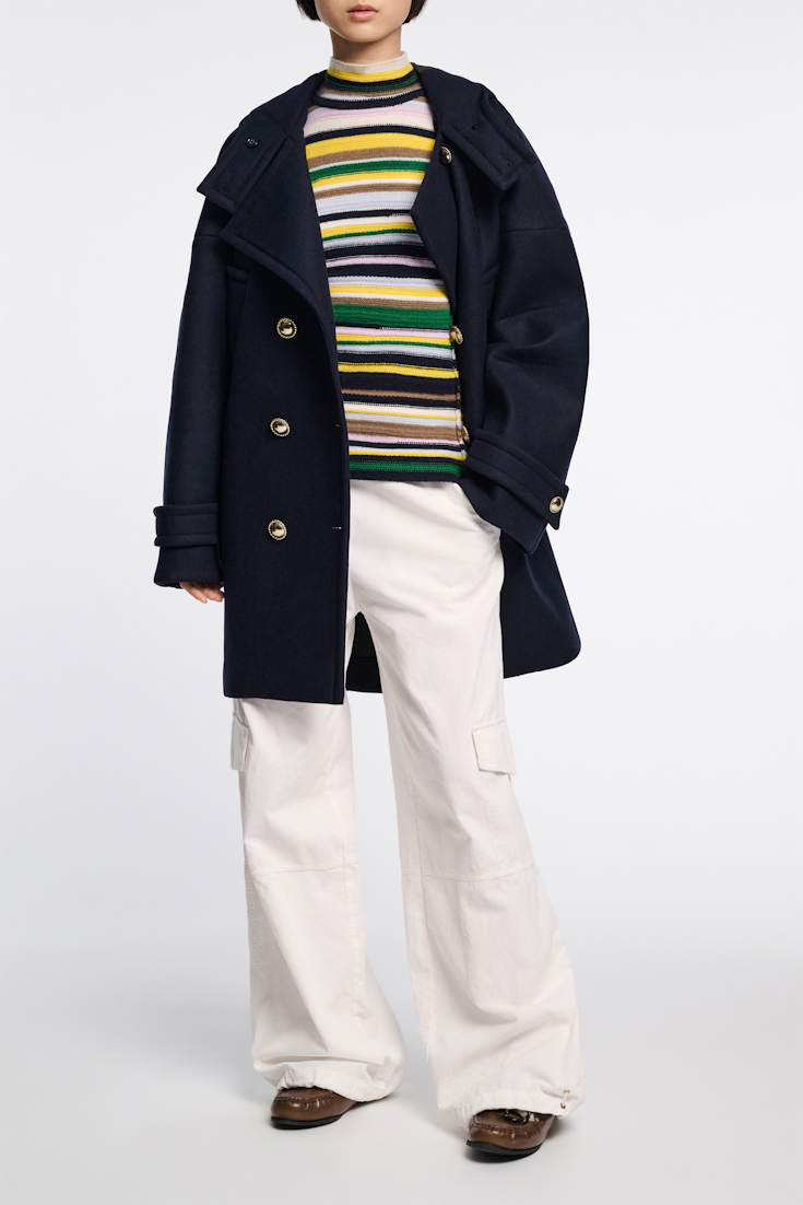 Dorothee Schumacher Gestreiftes Top aus Kaschmir multi stripe