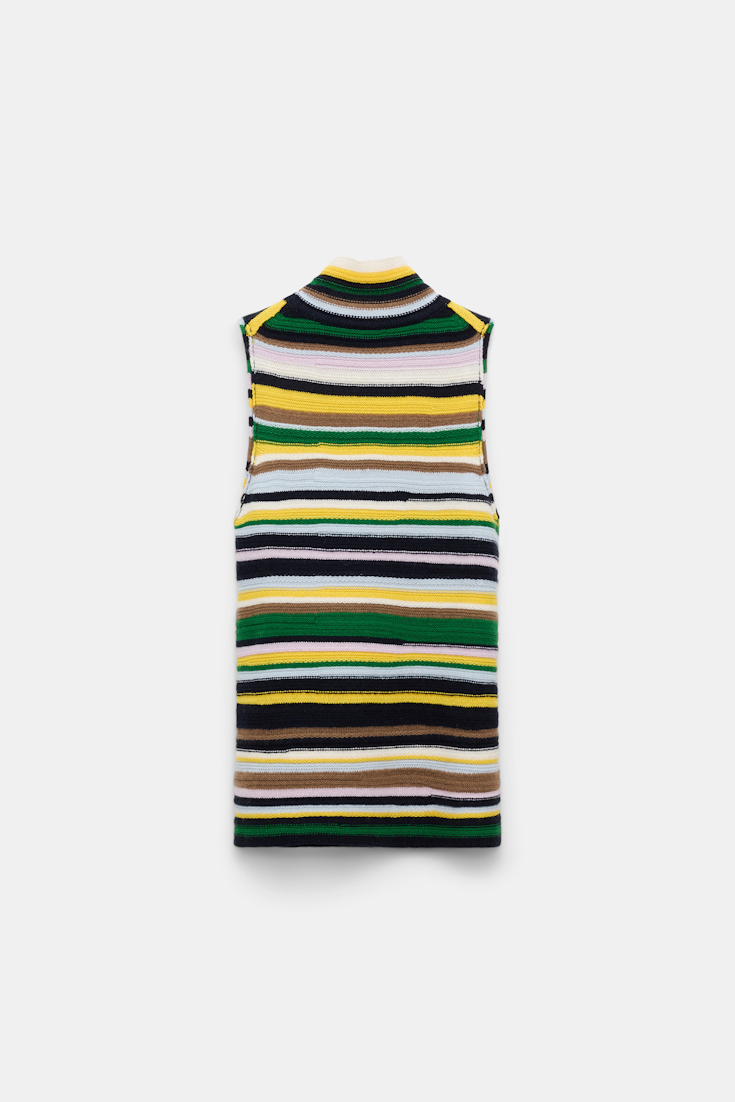 Dorothee Schumacher Gestreiftes Top aus Kaschmir multi stripe