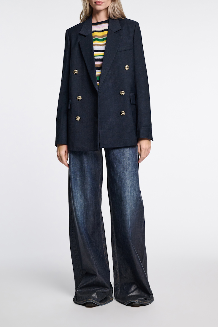 Dorothee Schumacher Gestreifter Pullover aus Kaschmir multi stripe