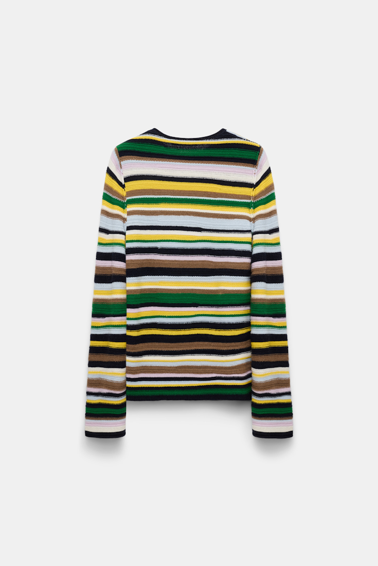Dorothee Schumacher Gestreifter Pullover aus Kaschmir multi stripe