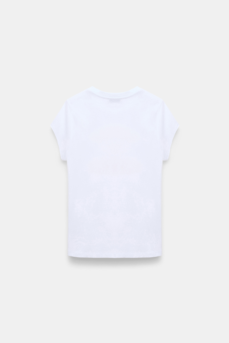 Dorothee Schumacher Friends of Dorothee printed cotton T-shirt yellow friends