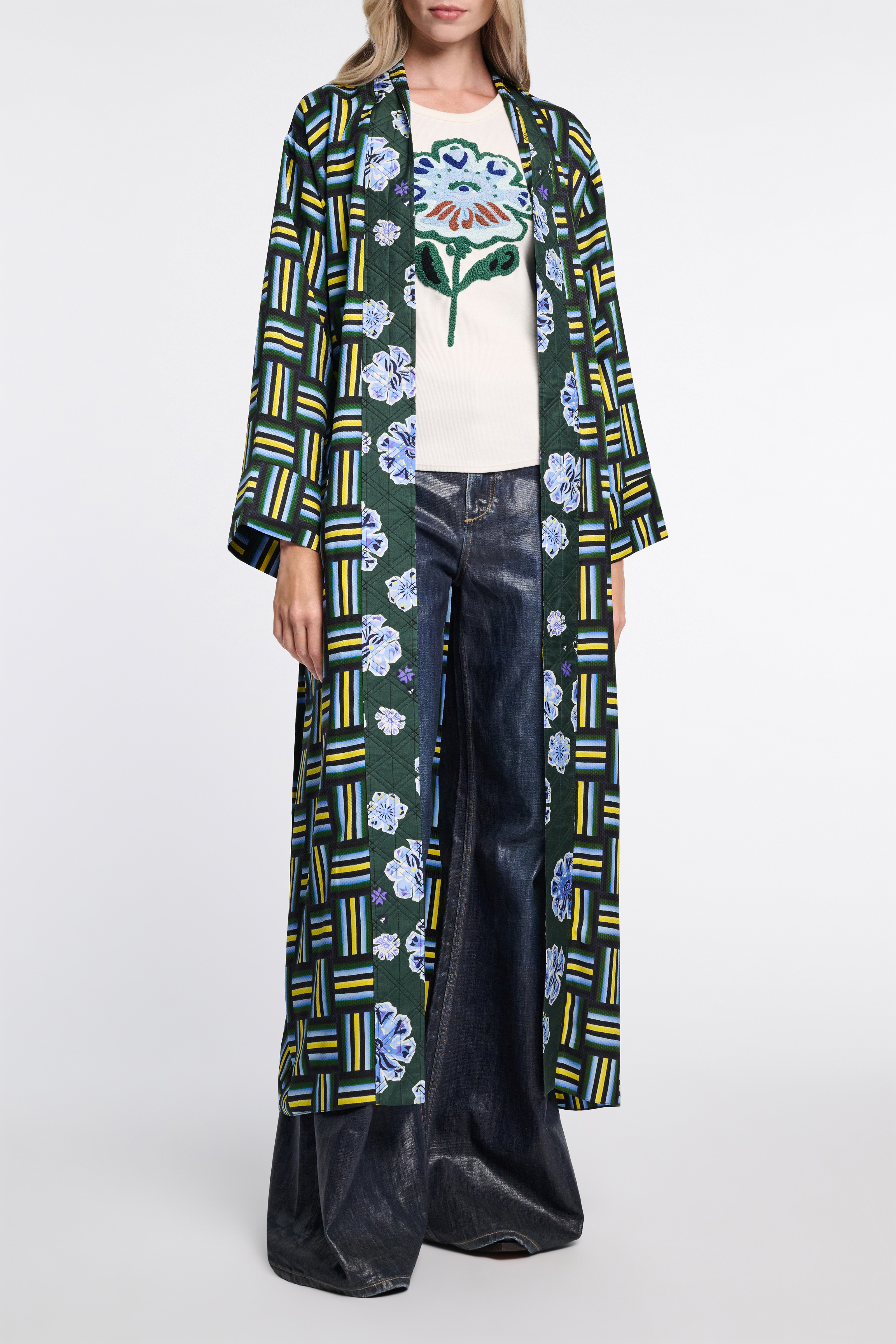 Dorothee Schumacher Fine rib tank top with flower