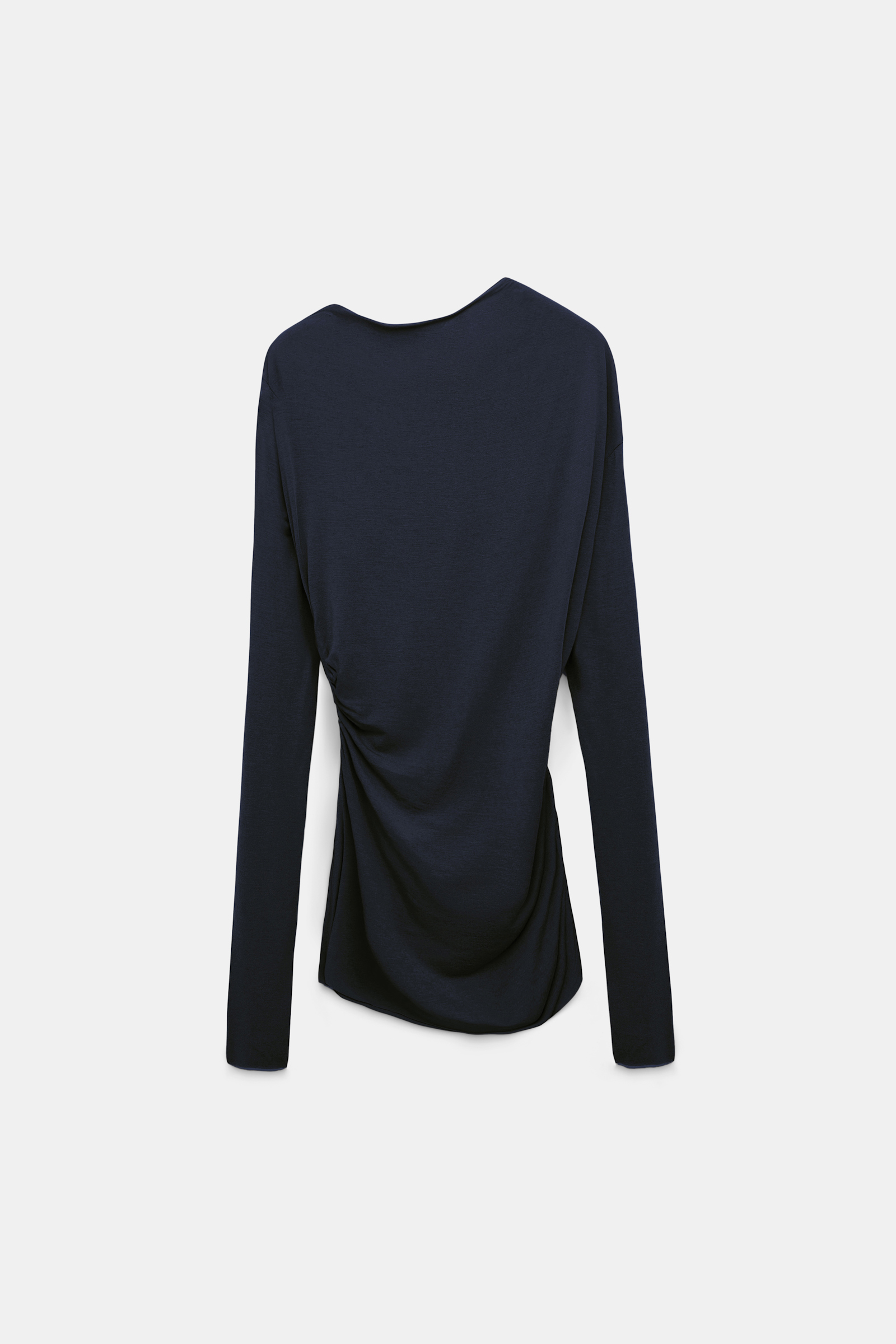 Dorothee Schumacher Asymmetrisches Top mit Drapierungen dark navy