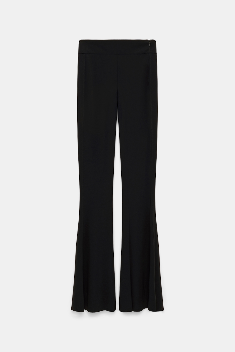 Dorothee Schumacher Slim Pants With Flared Leg In Black