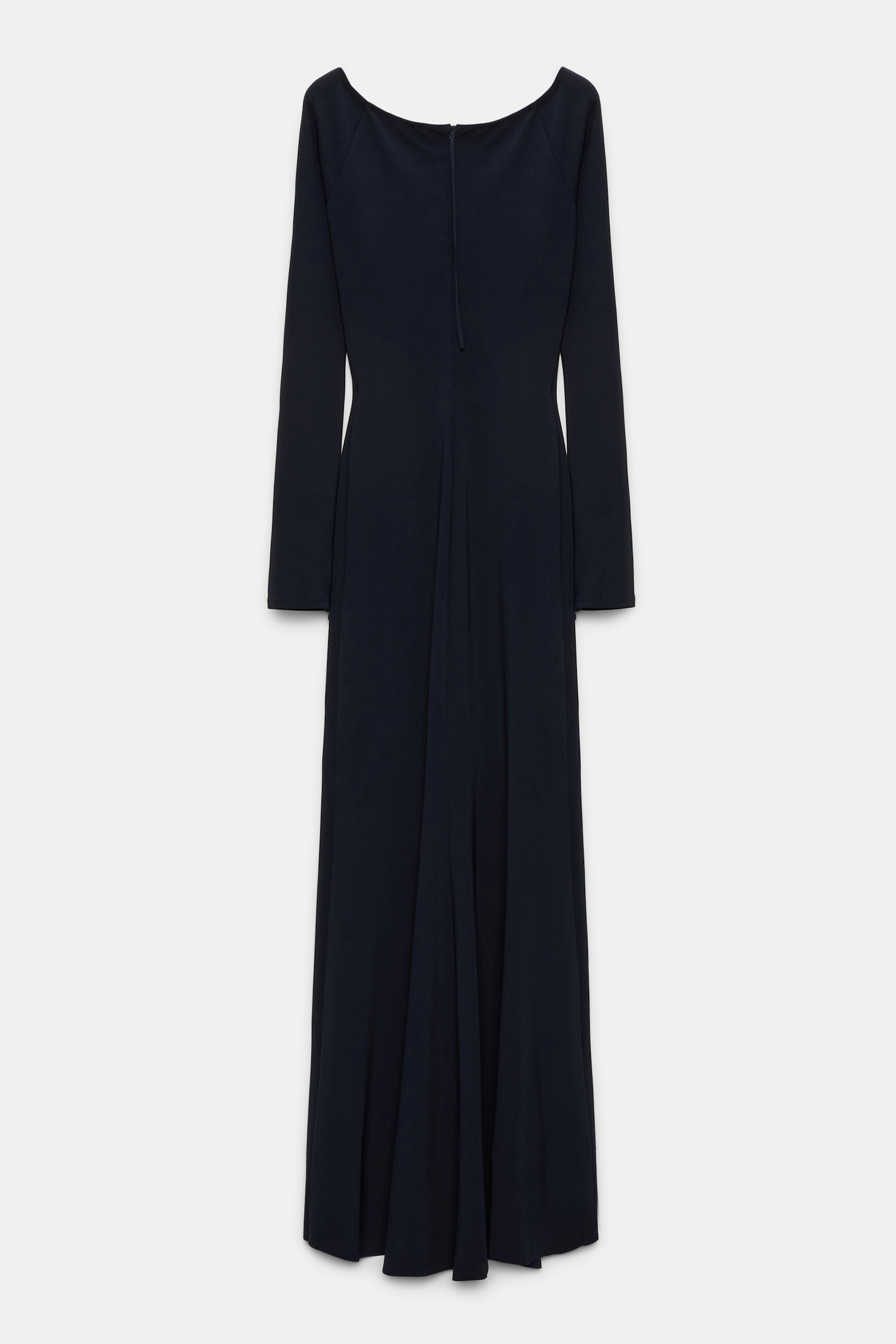 Dorothee Schumacher Evening dress with straight, wide neckline dark navy