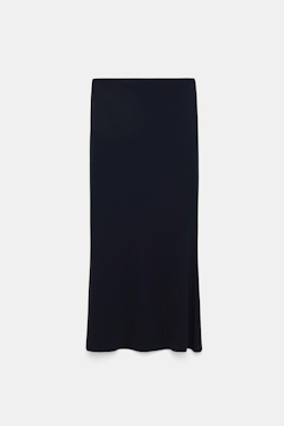 Dorothee Schumacher Midi-Rock mit ausgestelltem Saum dark navy