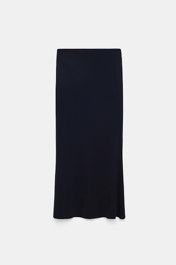 Dorothee Schumacher Midi-Rock mit ausgestelltem Saum dark navy