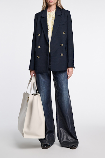 Dorothee Schumacher Double-breasted blazer dark navy