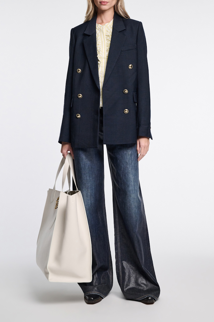 Dorothee Schumacher Double-breasted blazer dark navy