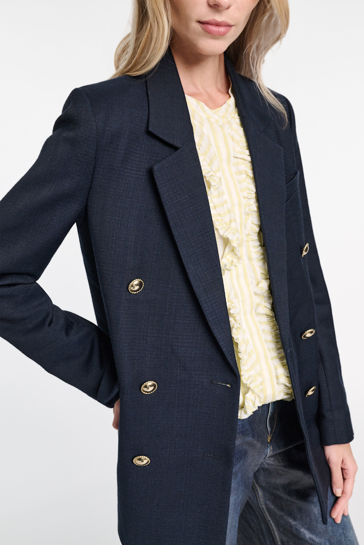 Dorothee Schumacher Double-breasted blazer dark navy