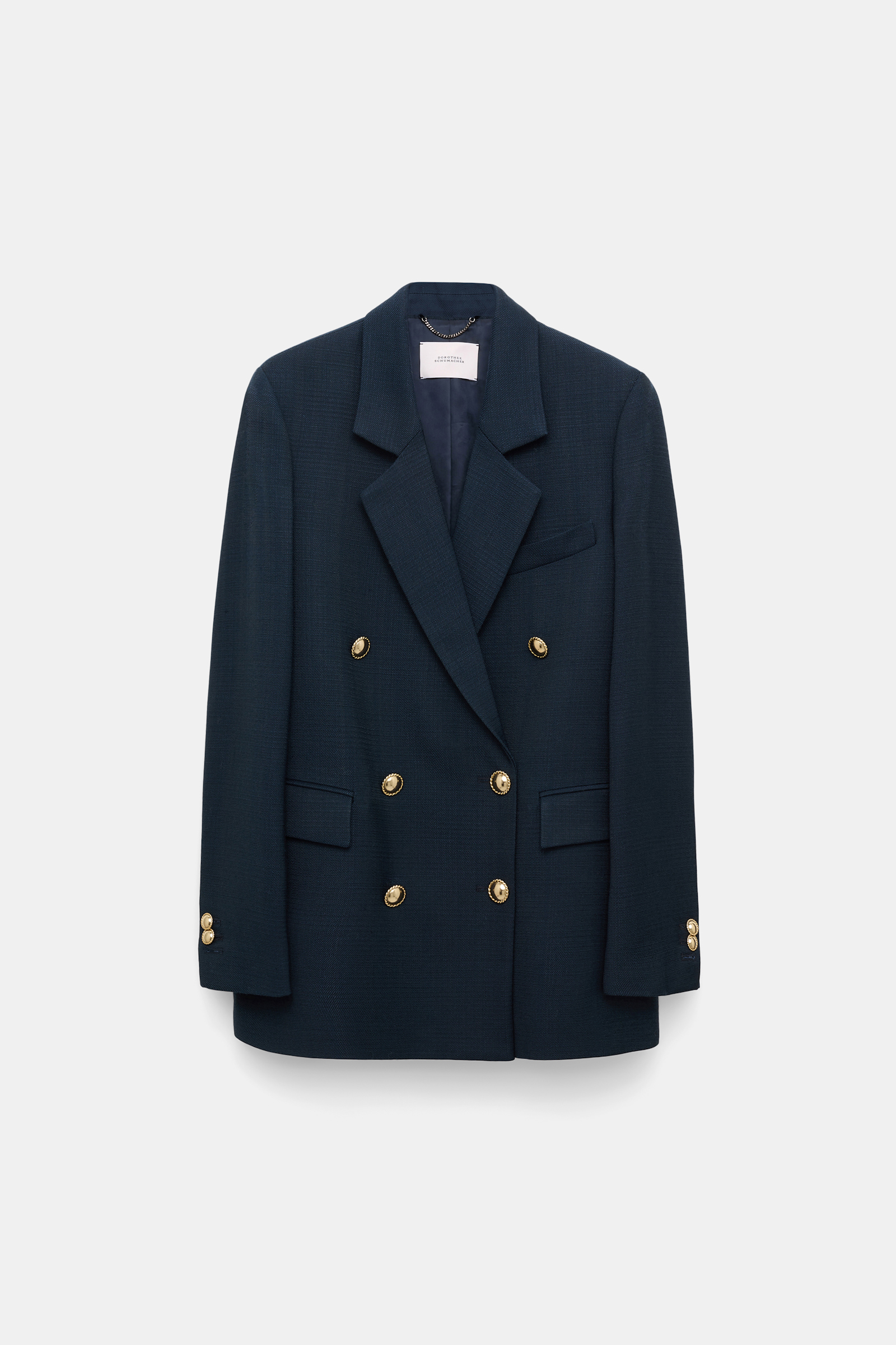 Dorothee Schumacher Double-breasted blazer dark navy