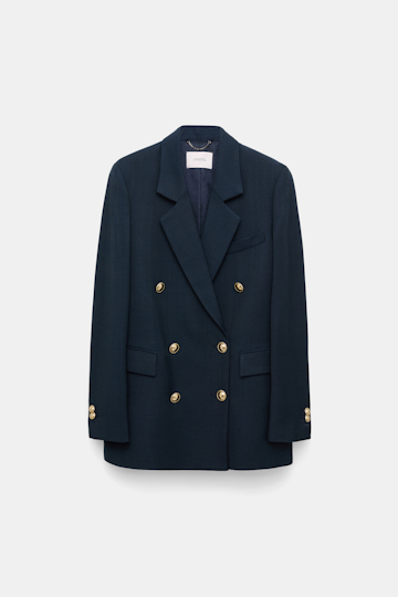 Dorothee Schumacher Double-breasted blazer dark navy
