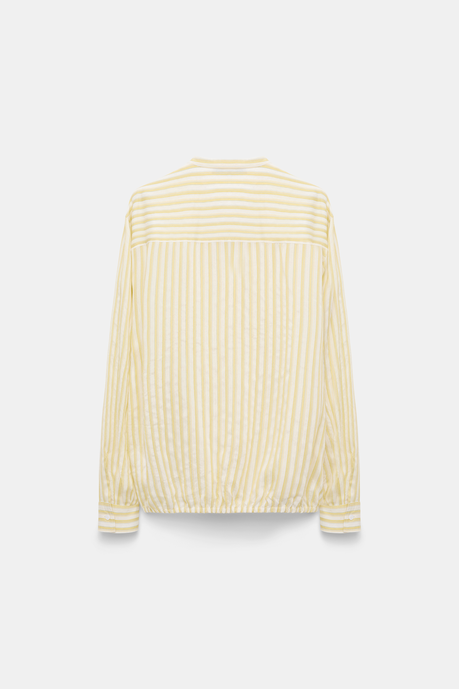 Dorothee Schumacher Blouson-Bluse mit Rüschen yellow shadow stripe