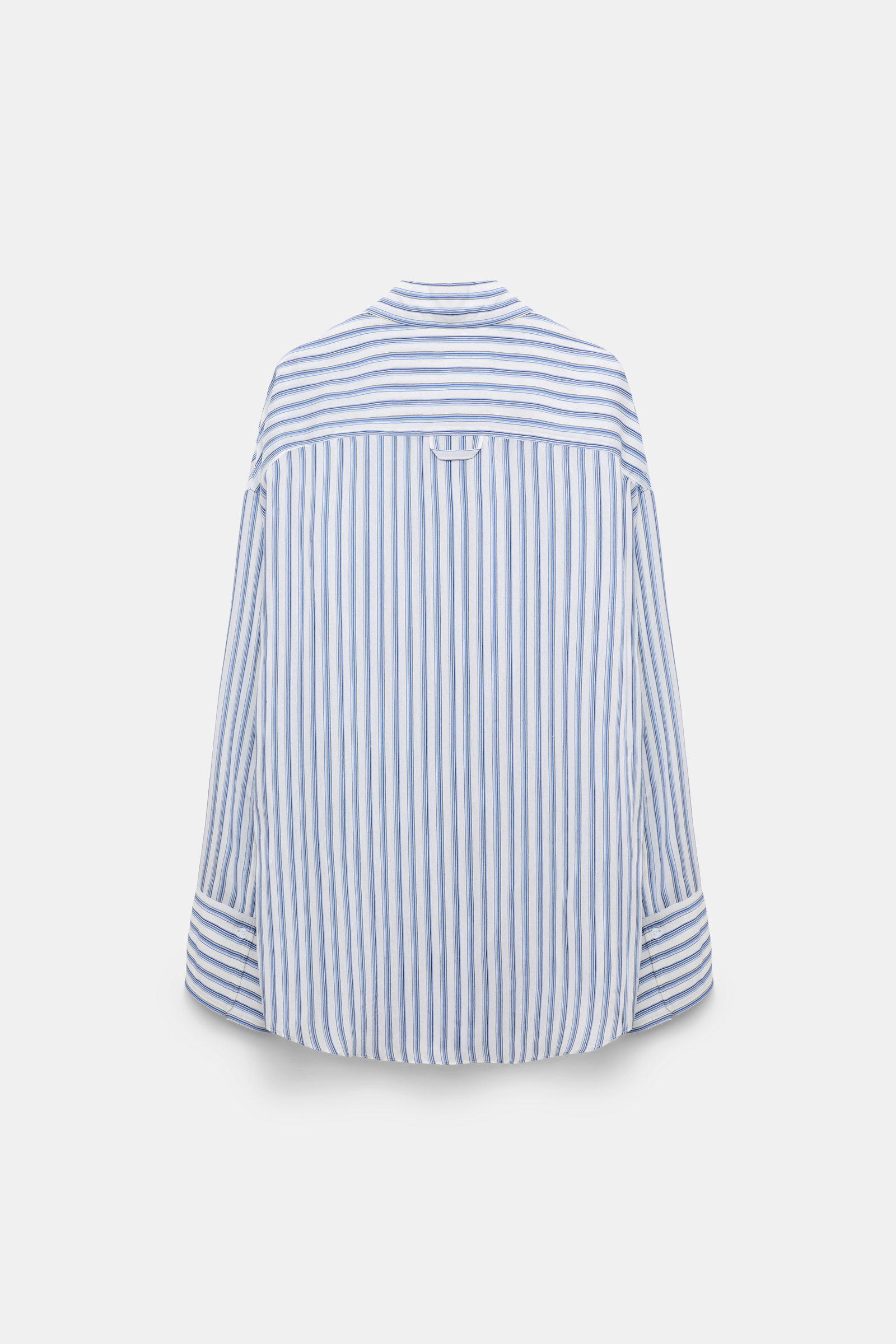 Dorothee Schumacher Oversized Hemd mit aufgesetzten Taschen blue shadow stripe