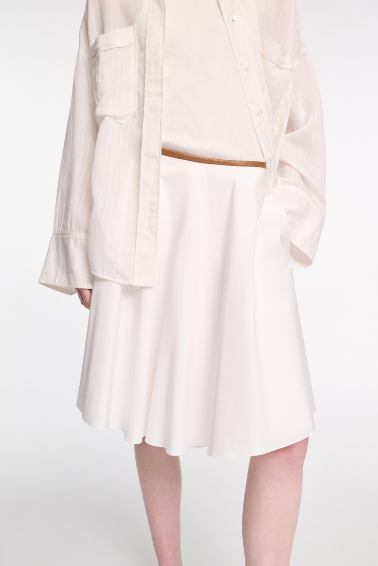 Dorothee Schumacher Oversized Hemd mit aufgesetzten Taschen pure white