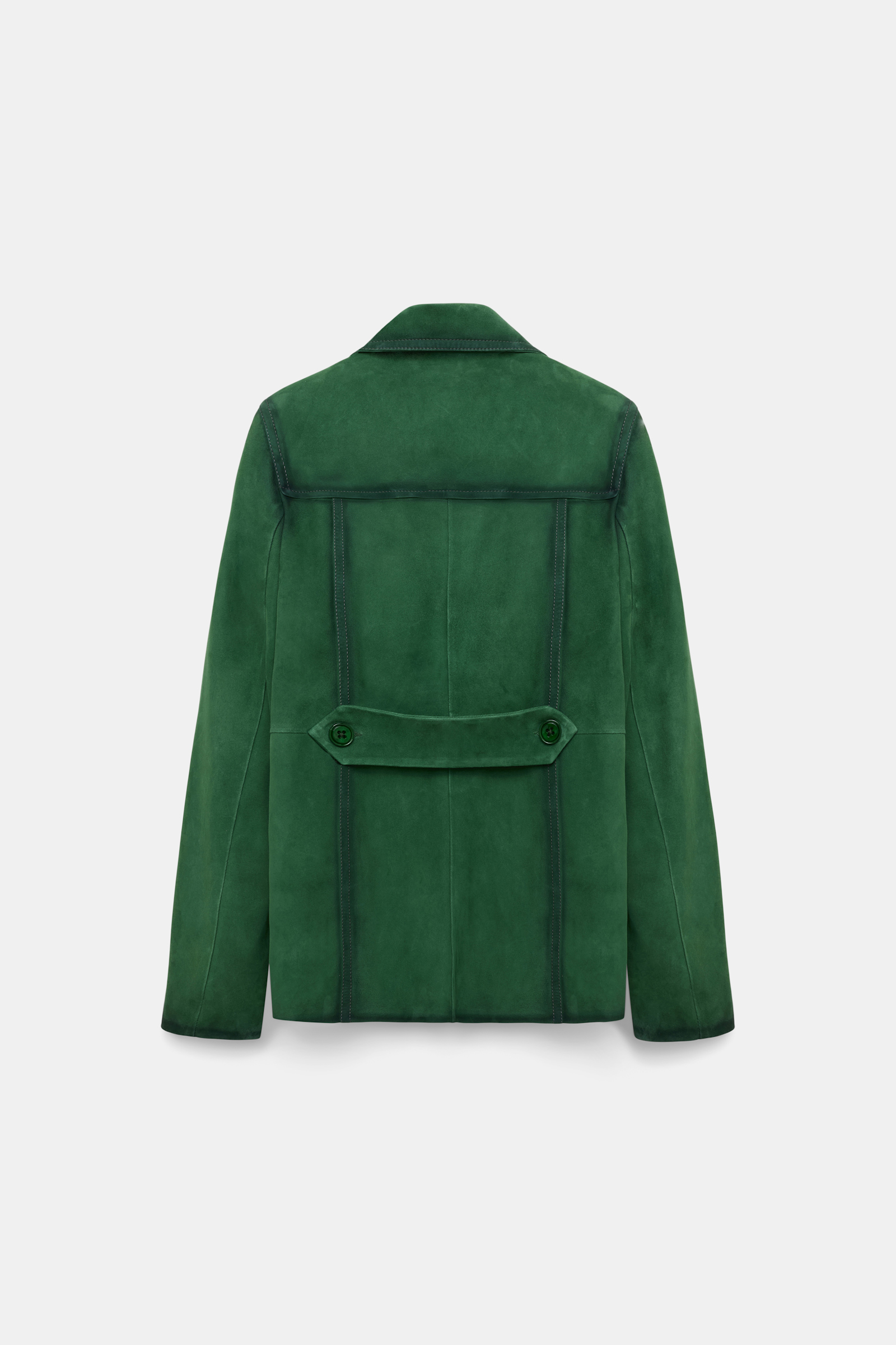 Dorothee Schumacher Jacke aus Veloursleder smaragd green