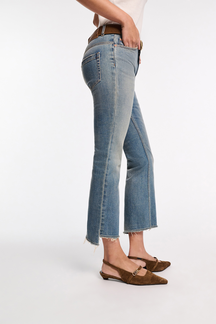 Dorothee Schumacher Cropped flared jeans denim mix