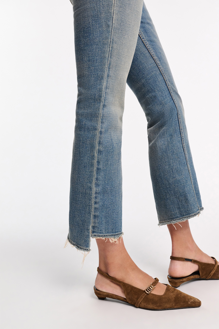 Dorothee Schumacher Cropped flared jeans denim mix