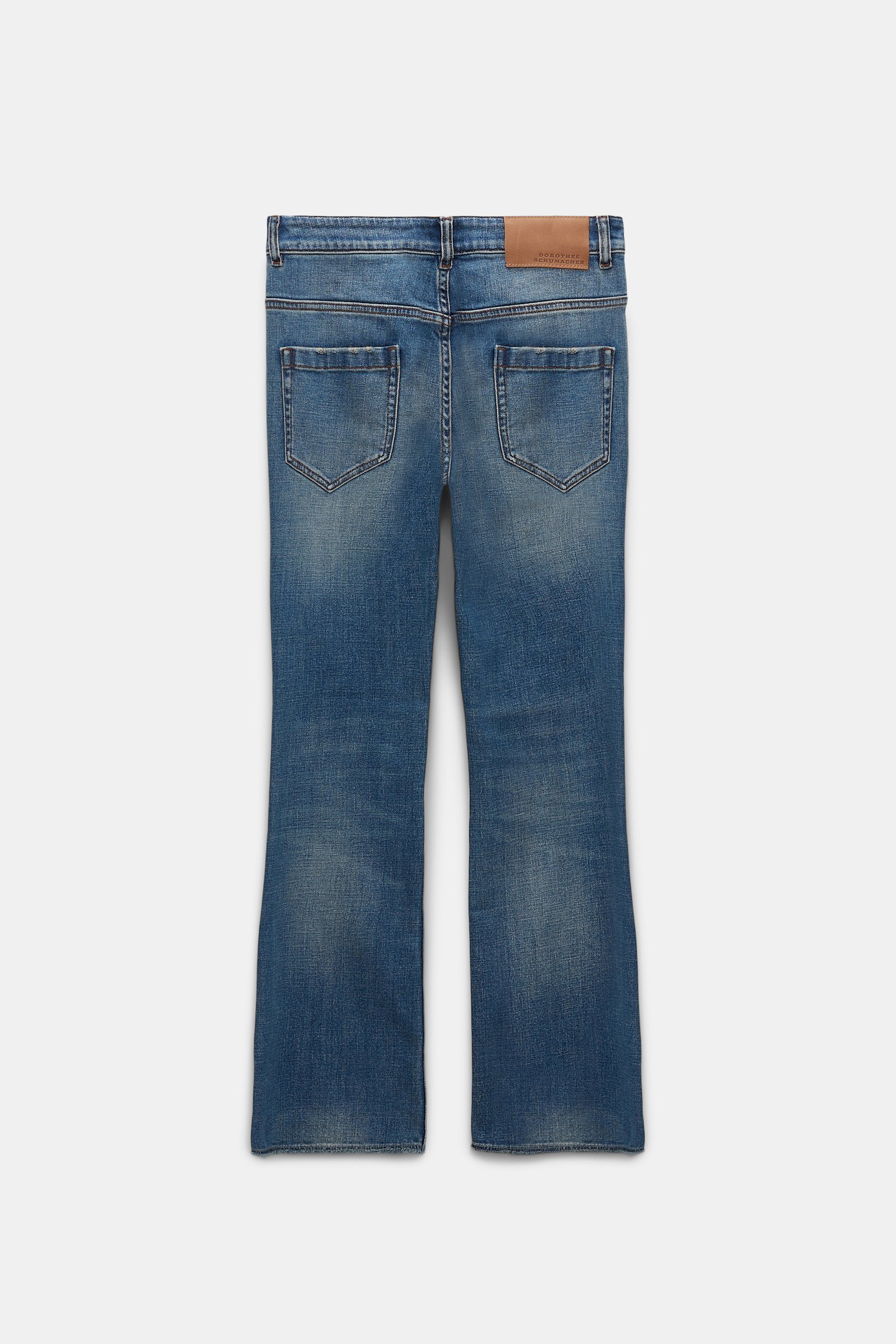 Dorothee Schumacher Cropped flared jeans denim mix