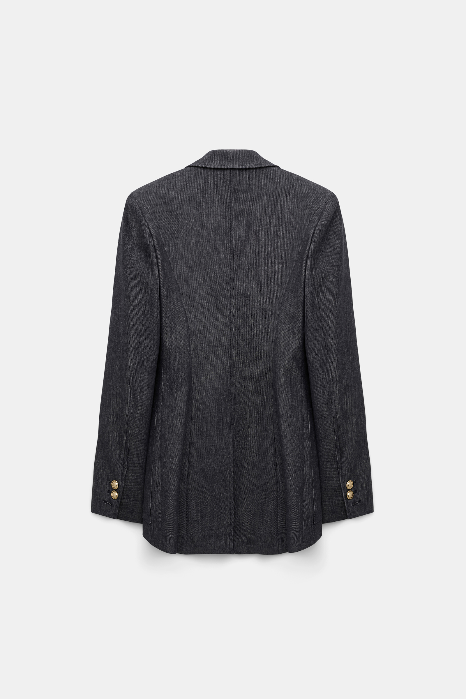 Dorothee Schumacher Einreihiger Blazer aus Denim blue denim
