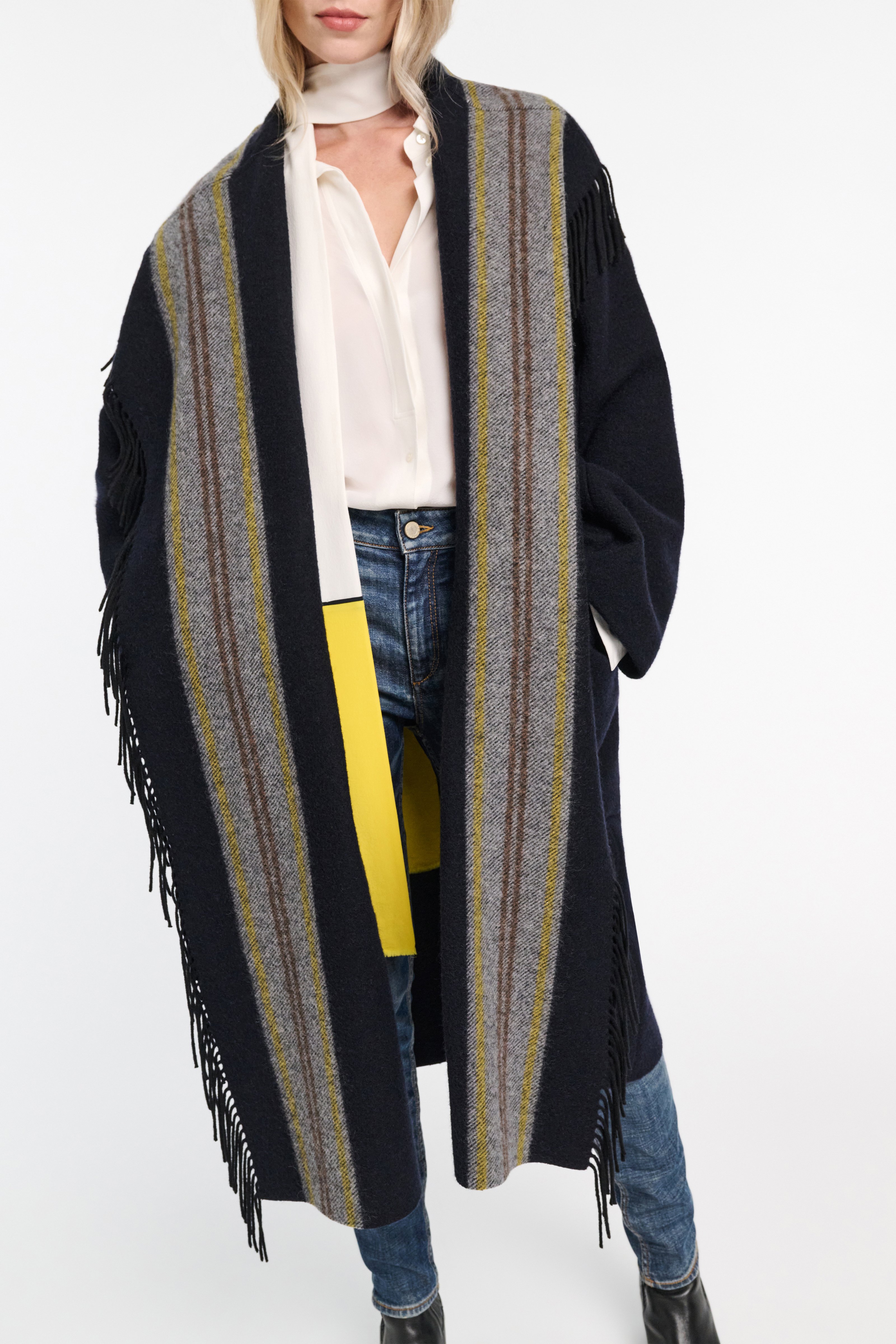 STRIPED COMFORT coat | Dorothee Schumacher