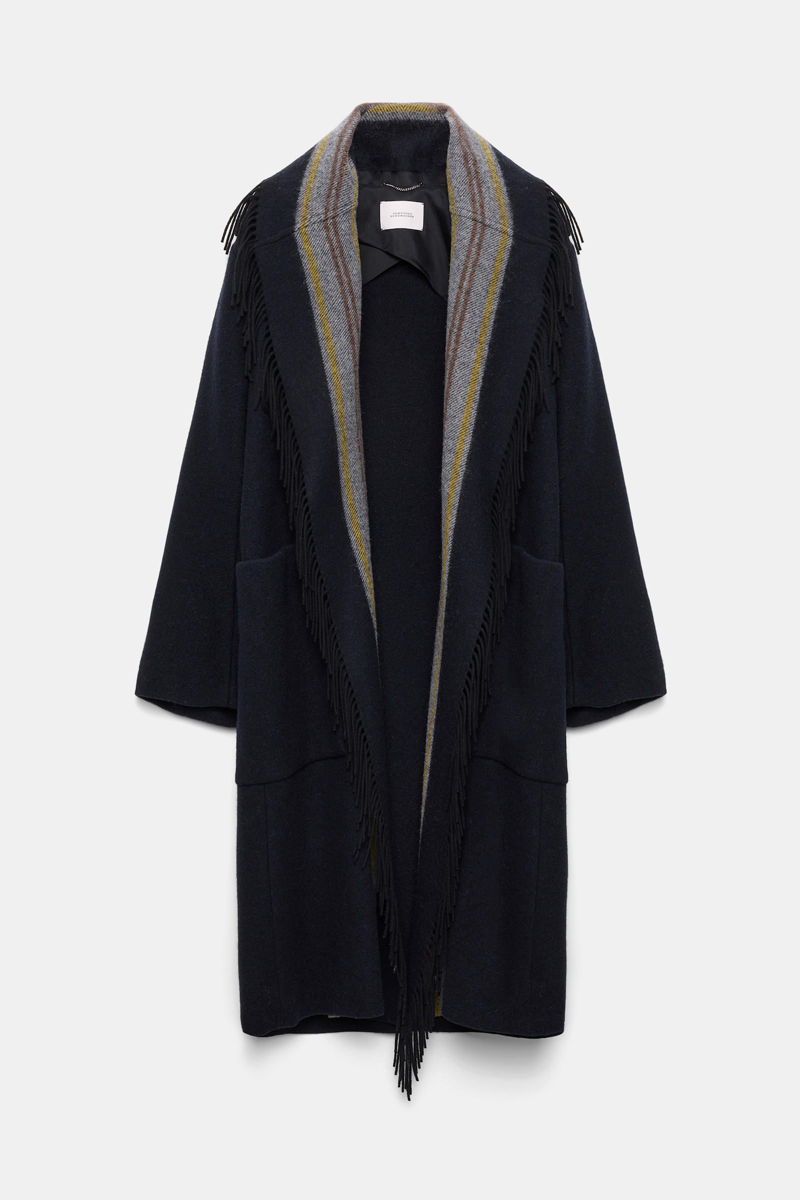 Dorothee Schumacher Oversized Mantel mit Schalkragen blue mix