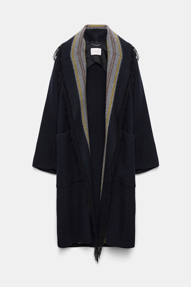 Dorothee Schumacher Oversized Mantel mit Schalkragen blue mix