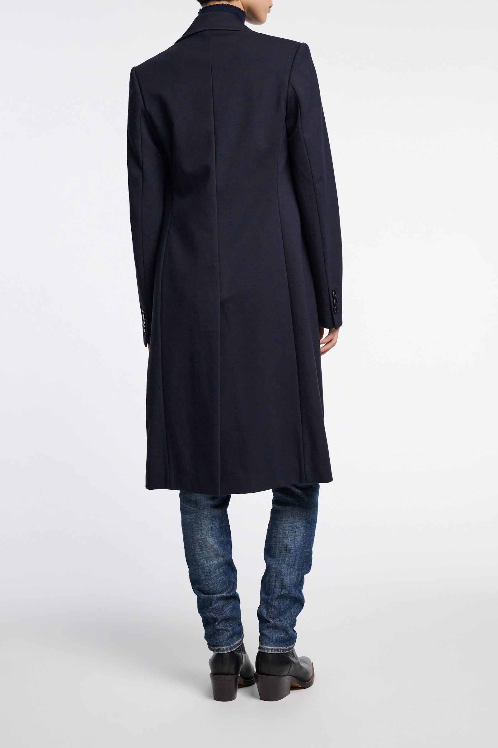 Dorothee Schumacher Indoor coat in Punto Milano dark navy