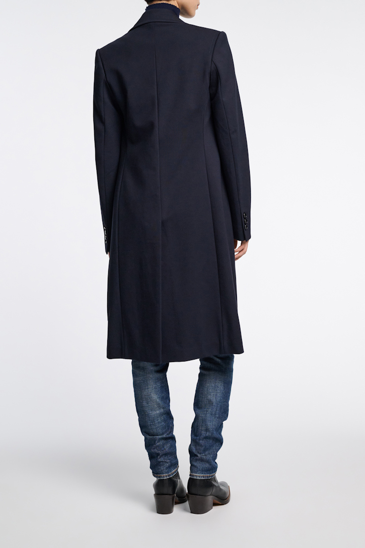 Dorothee Schumacher Indoor coat in Punto Milano dark navy
