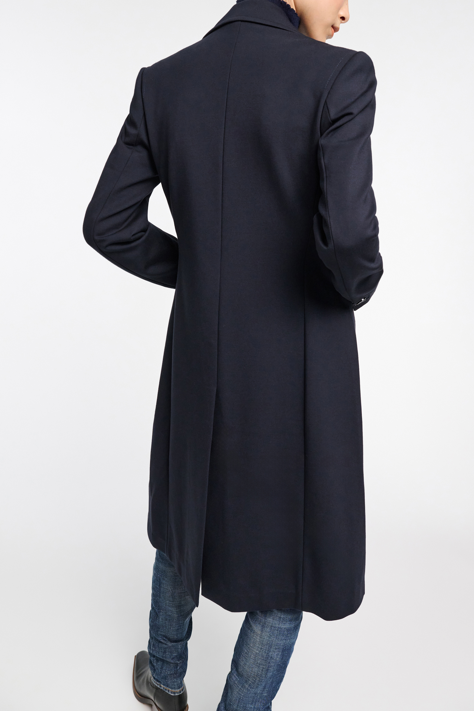 Dorothee Schumacher Indoor coat in Punto Milano dark navy
