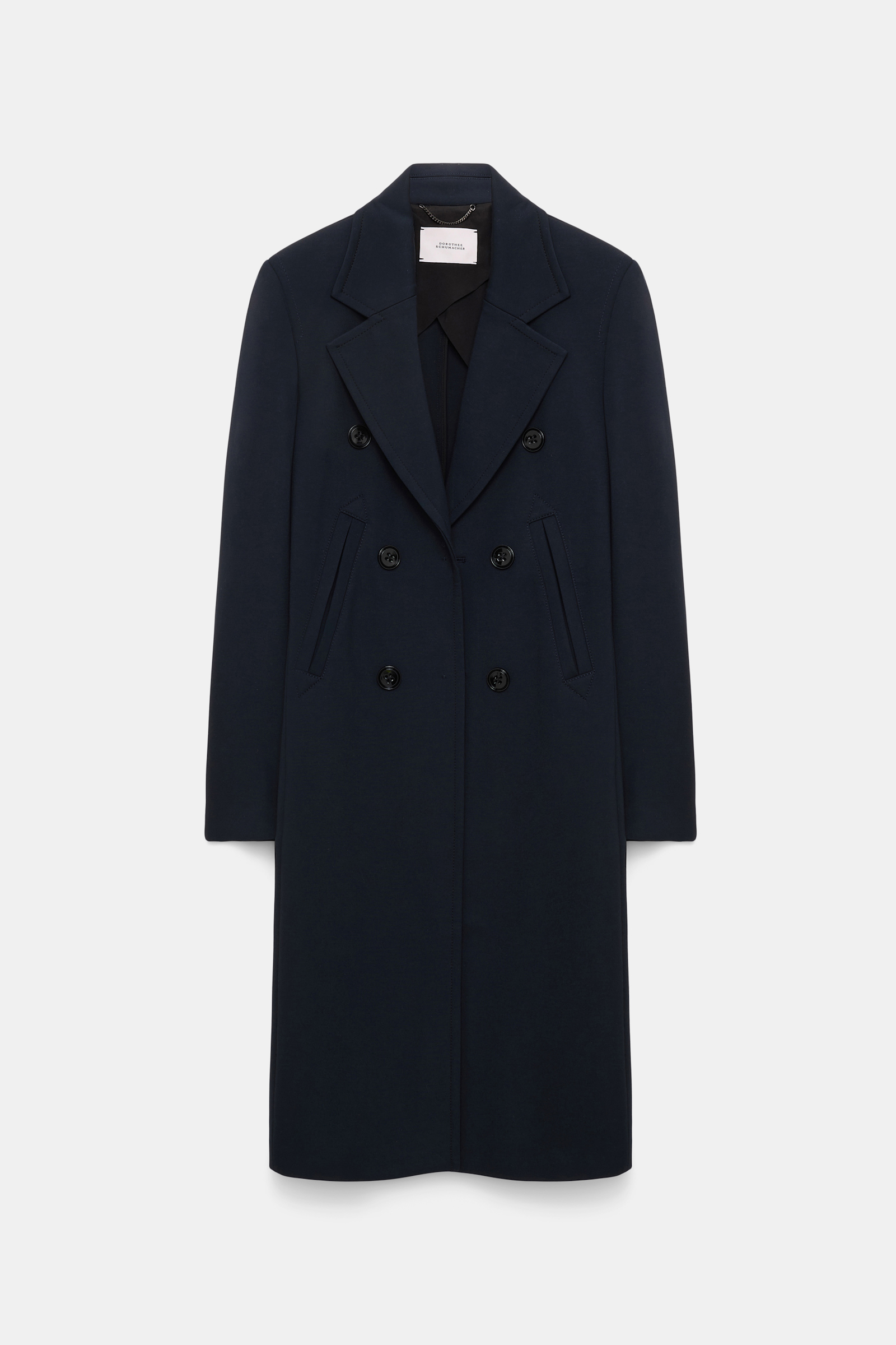Dorothee Schumacher Indoor coat in Punto Milano dark navy