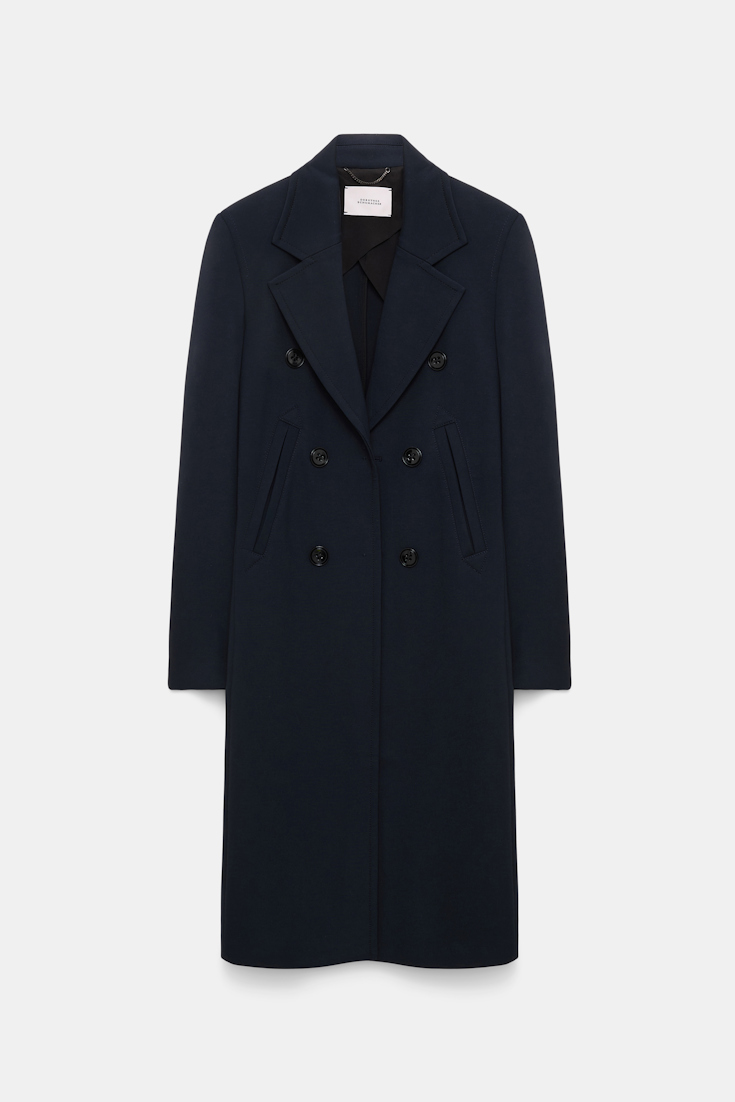 Dorothee Schumacher Indoor coat in Punto Milano dark navy