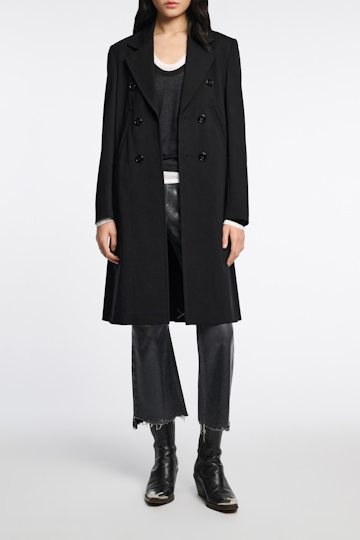 Dorothee Schumacher Indoor coat in Punto Milano pure black