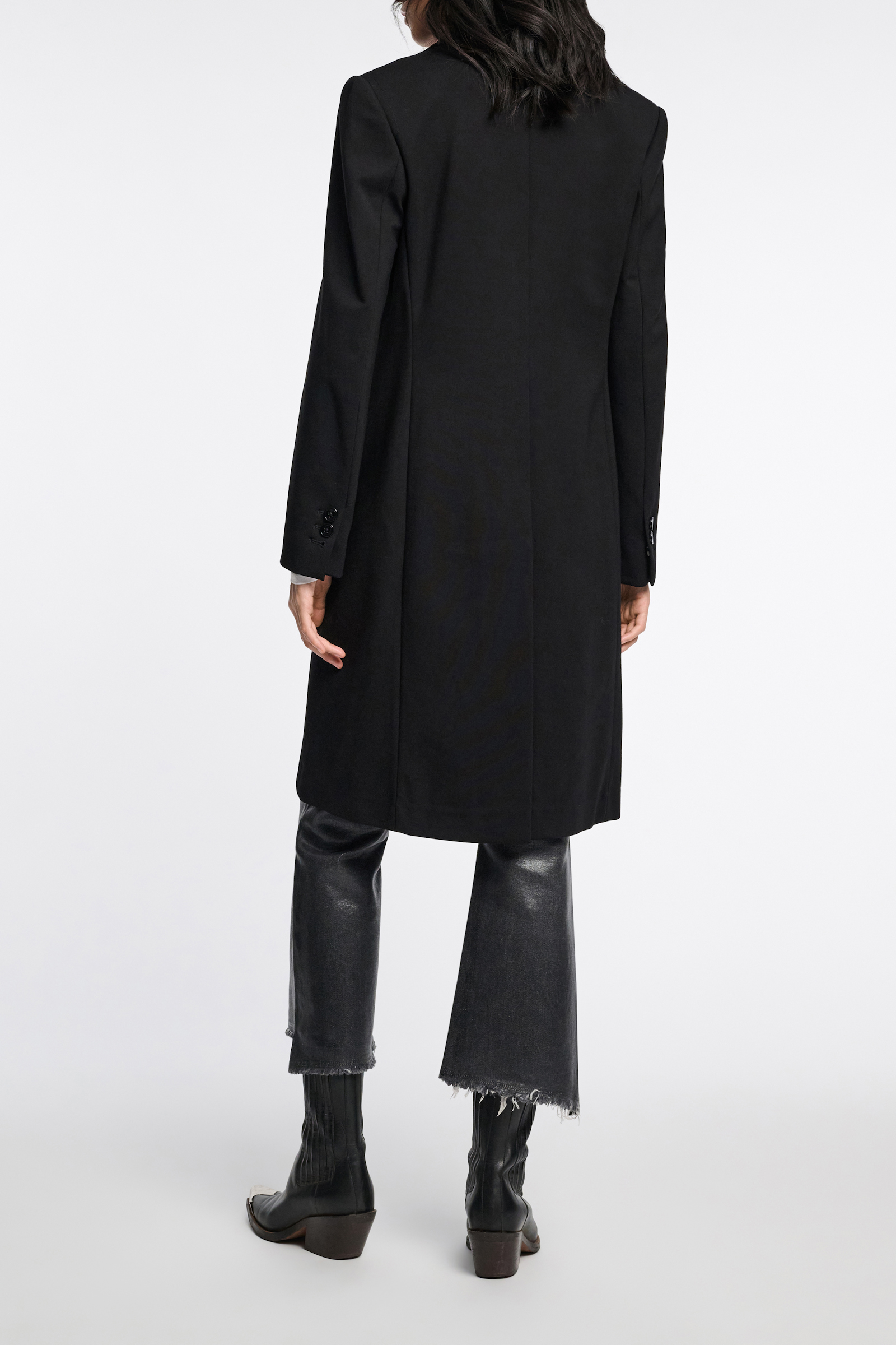 Dorothee Schumacher Indoor coat in Punto Milano pure black