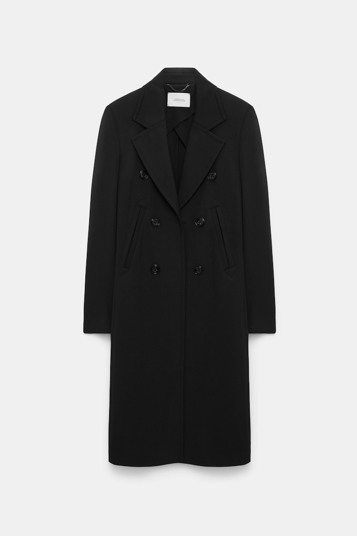 Dorothee Schumacher Indoor coat in Punto Milano pure black