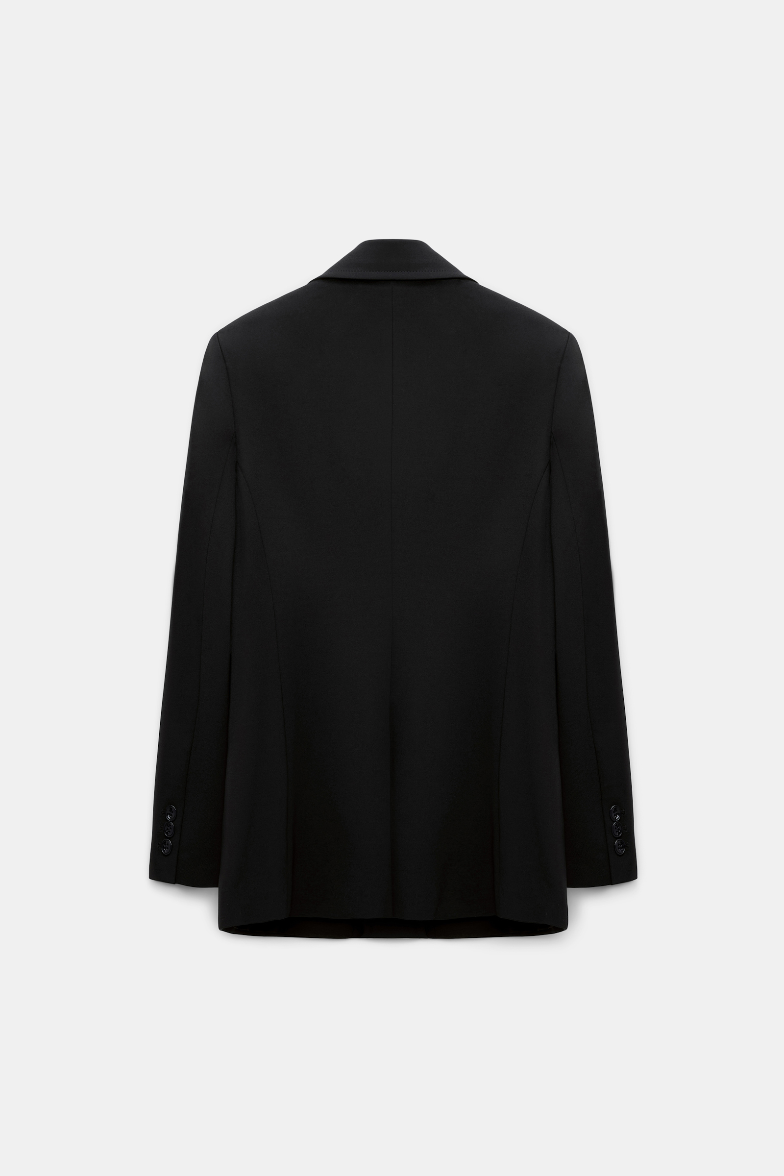 Dorothee Schumacher Zweireihiger Blazer aus Punto Milano pure black