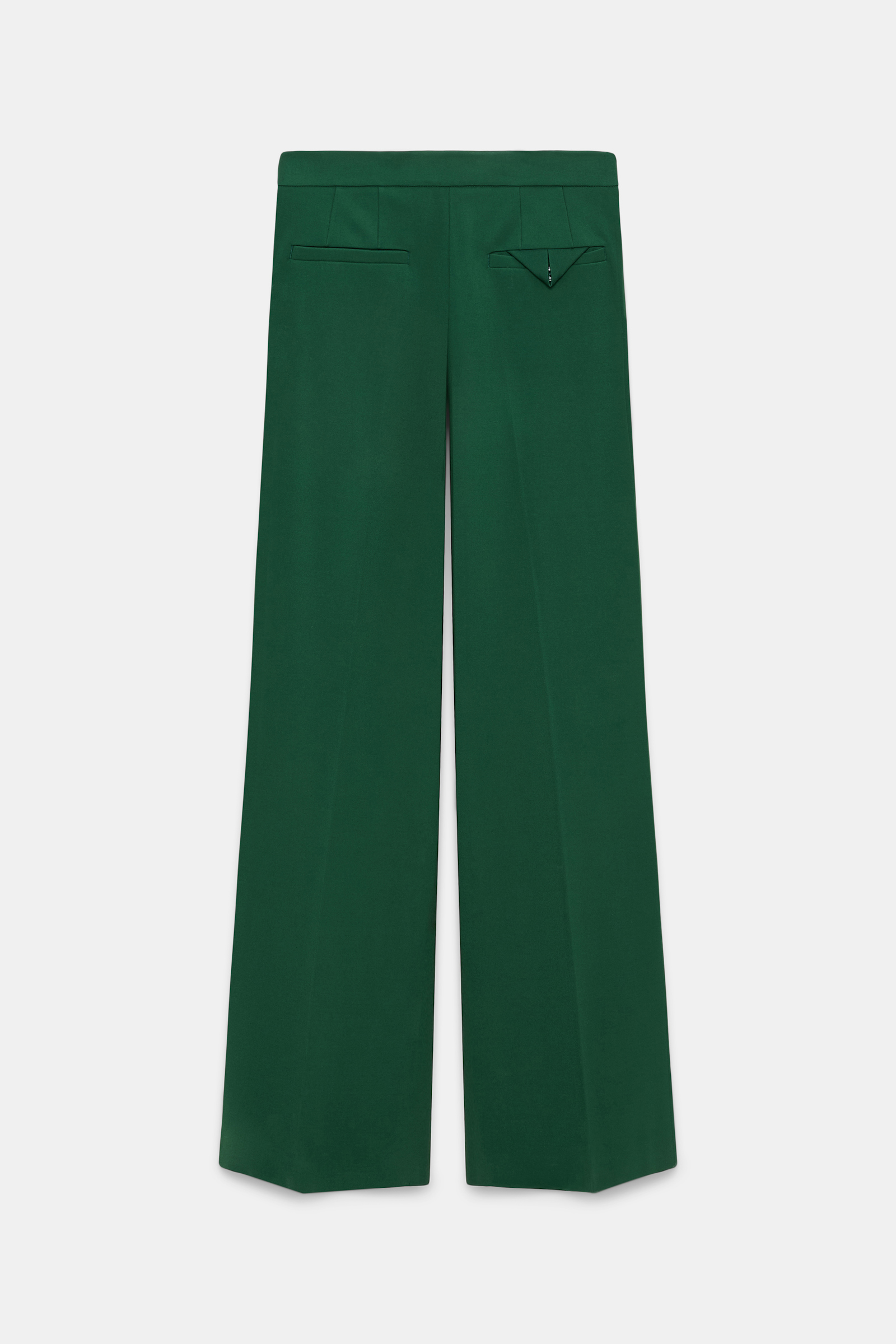 Dorothee Schumacher Wide leg pants in Punto Milano gras green