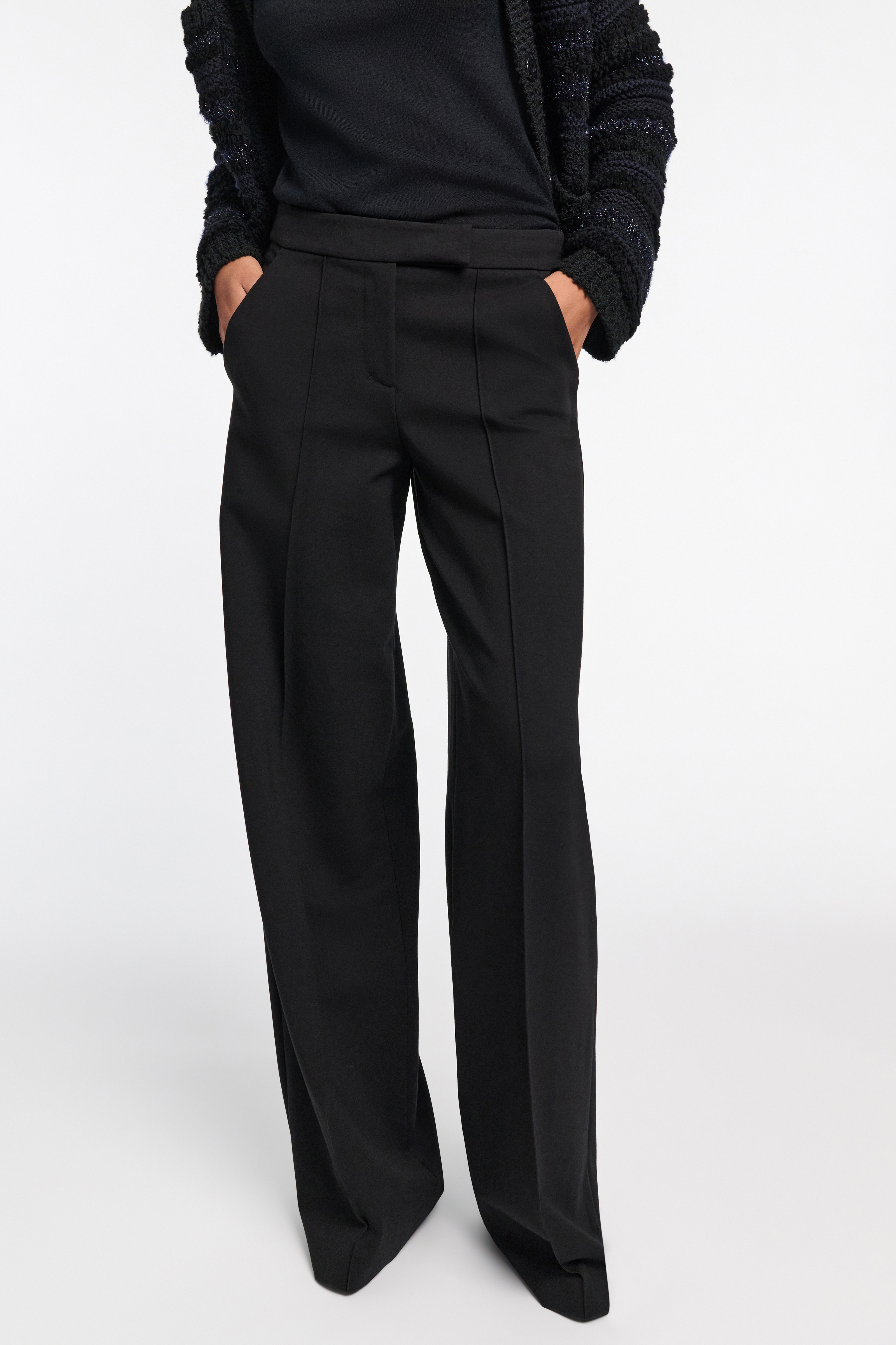 パンツ GOAT ESSENCE MELTON WIDE SLACKS size2 MELTON WIDE SLACKS – GOAT ESSENCE