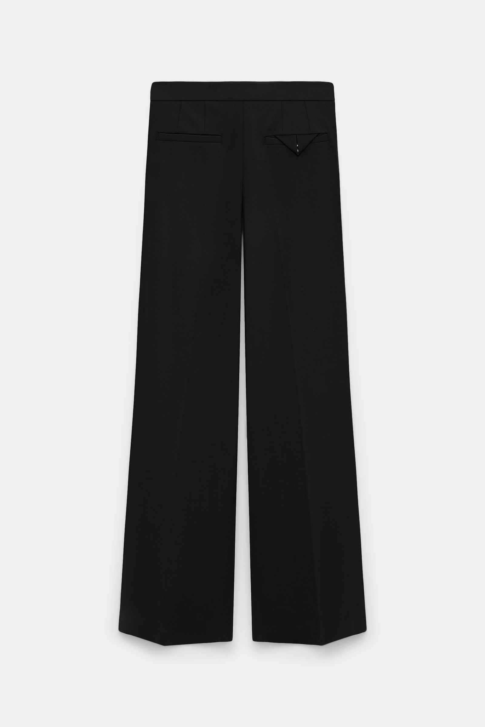 Dorothee Schumacher Hose aus Punto Milano mit weitem Bein pure black