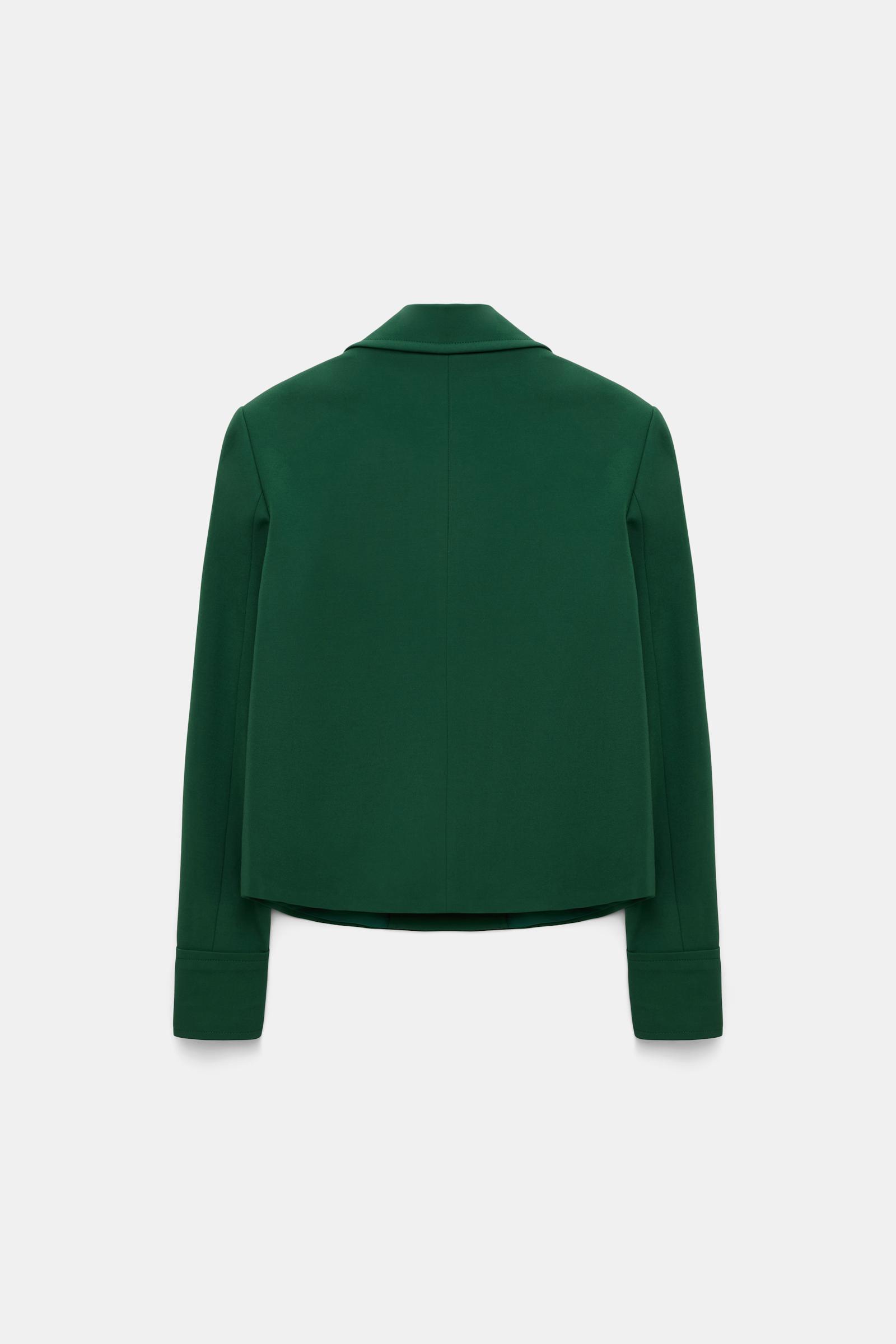 Dorothee Schumacher Boxy Jacket aus Punto Milano gras green