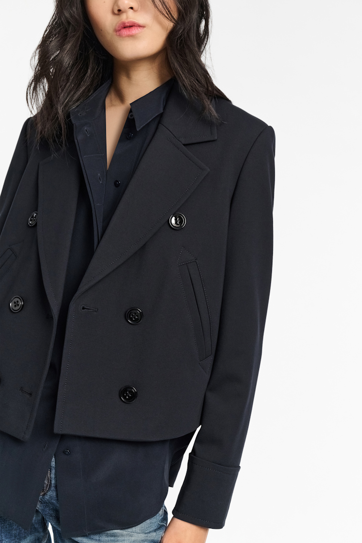 Dorothee Schumacher Boxy blazer in Punto Milano dark navy