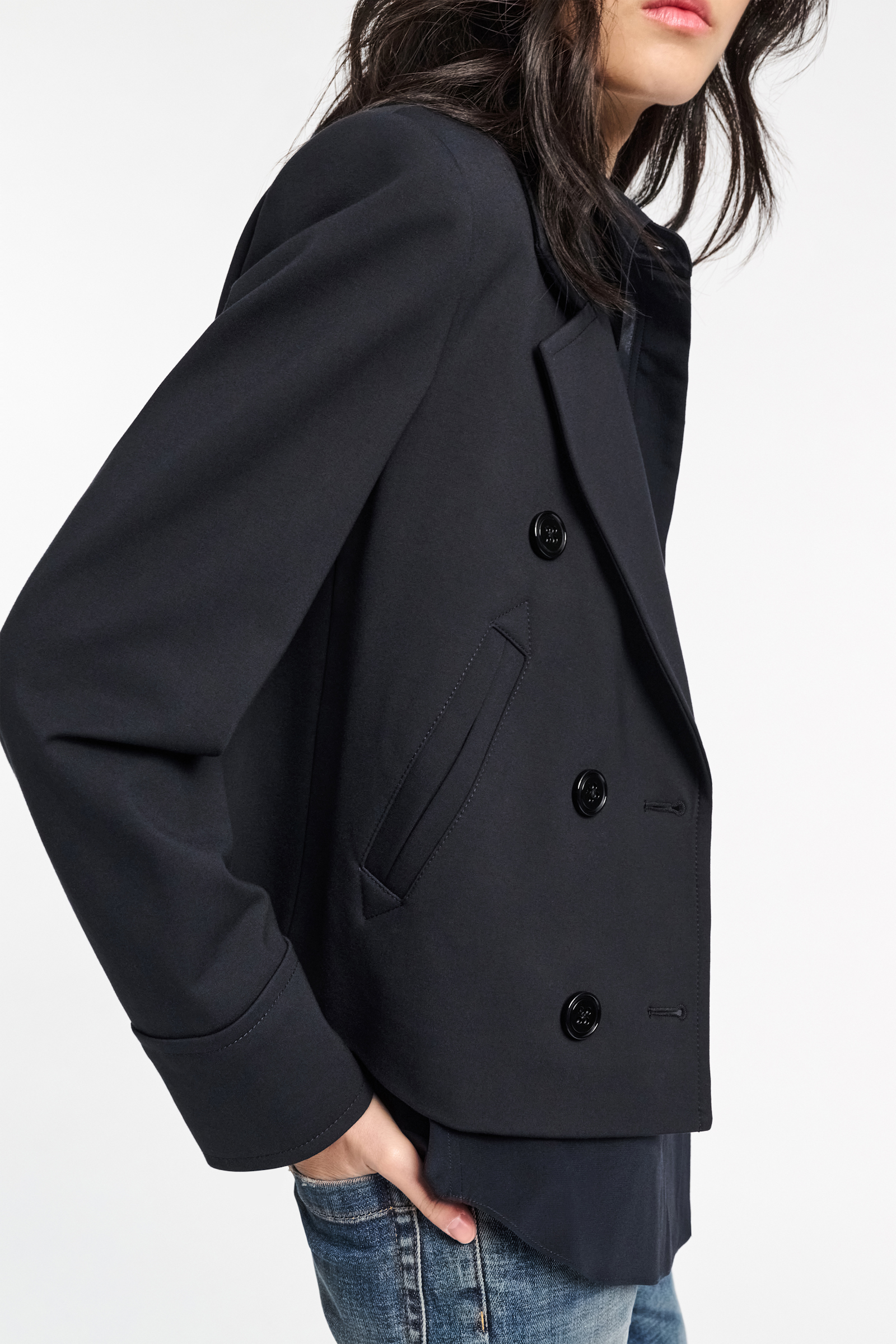 Dorothee Schumacher Boxy blazer in Punto Milano dark navy