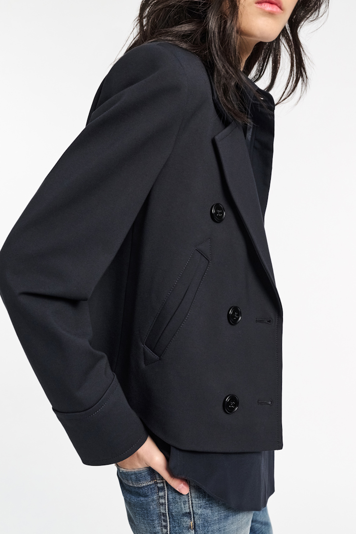 Dorothee Schumacher Boxy blazer in Punto Milano dark navy