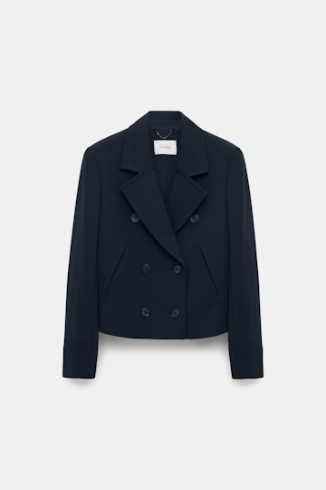 Dorothee Schumacher Boxy blazer in Punto Milano dark navy