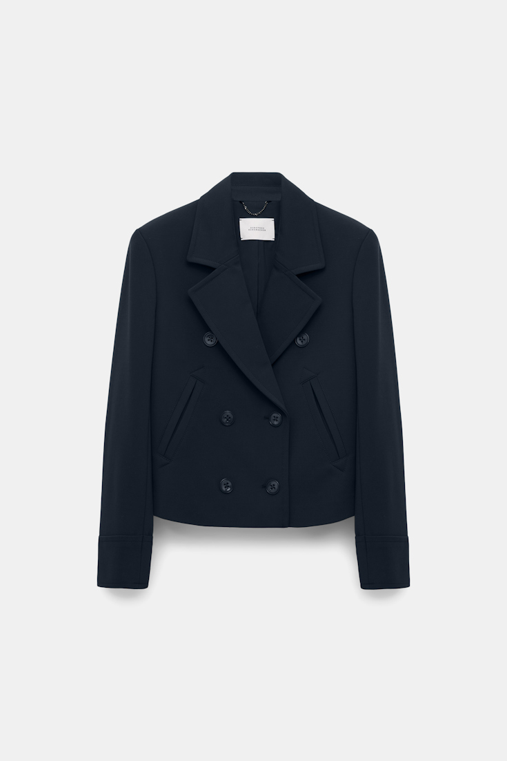 Dorothee Schumacher Boxy blazer in Punto Milano dark navy
