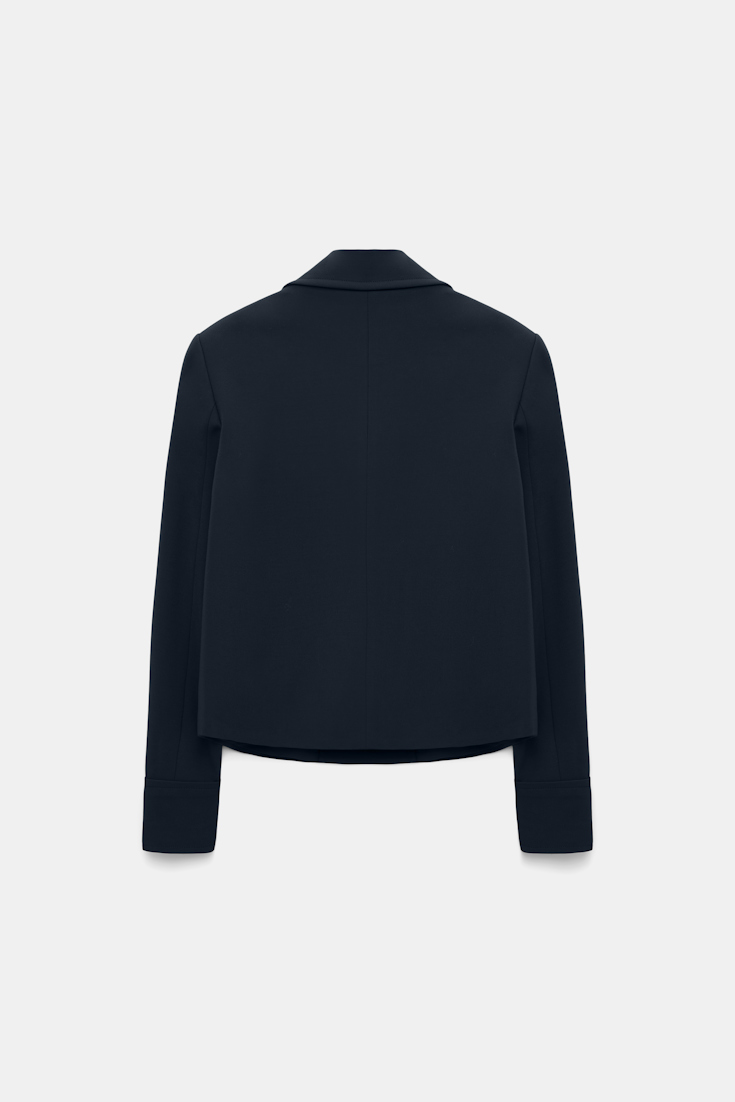 Dorothee Schumacher Boxy blazer in Punto Milano dark navy