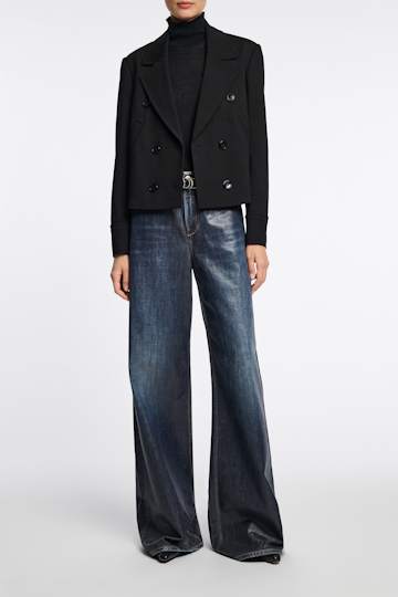 Dorothee Schumacher Boxy blazer in Punto Milano pure black